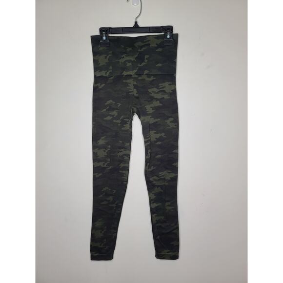 Spanx green camoflauge camo shapewear leggings - small - Picture 1 of 3